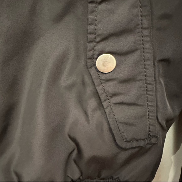 H&M Youth Lightweight Bomber Jacket Black Size 12-13Y - Picture 10 of 11